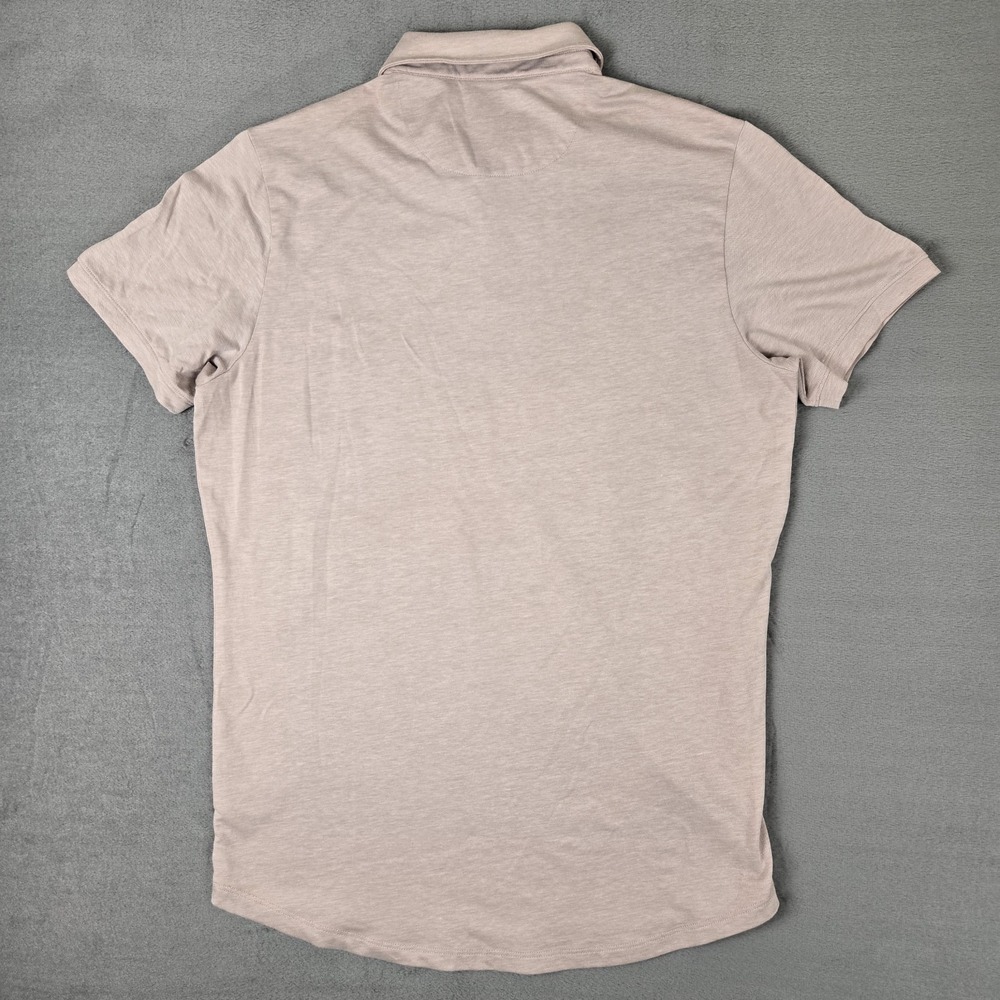 Cuts Clothing Polo Shirt Mens XL Short Sleeve Curve Hem Stretch Casual *READ - Picture 2 of 9